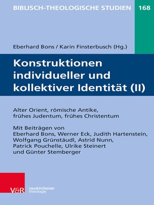 cover image of Konstruktionen individueller und kollektiver Identität (II)